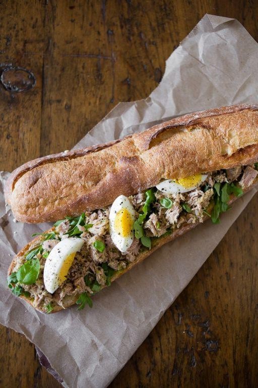 Baguette with Tuna Salad
