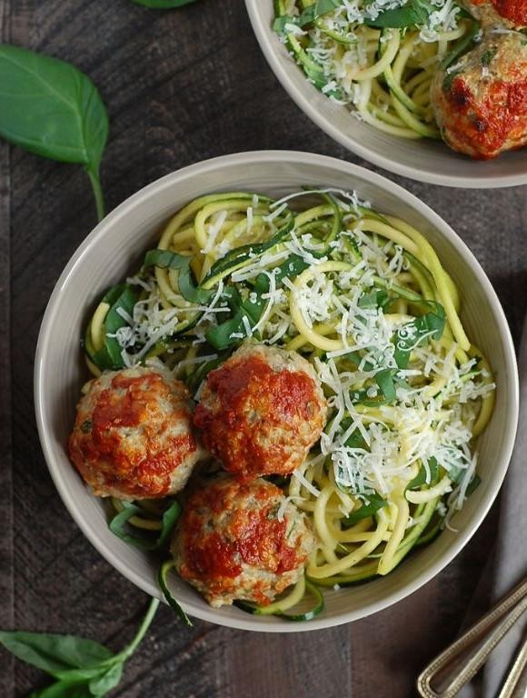 Baked Chicken and Quinoa Meatballs