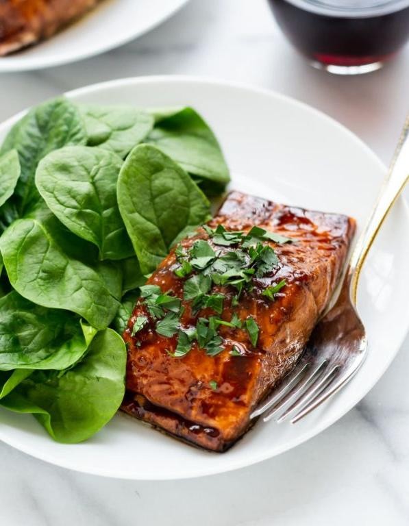 Balsamic Honey Glazed Salmon