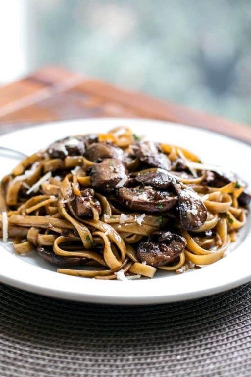 Balsamic Mushroom Pasta