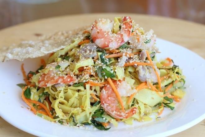 Bamboo Shoot and Crab Meat Salad