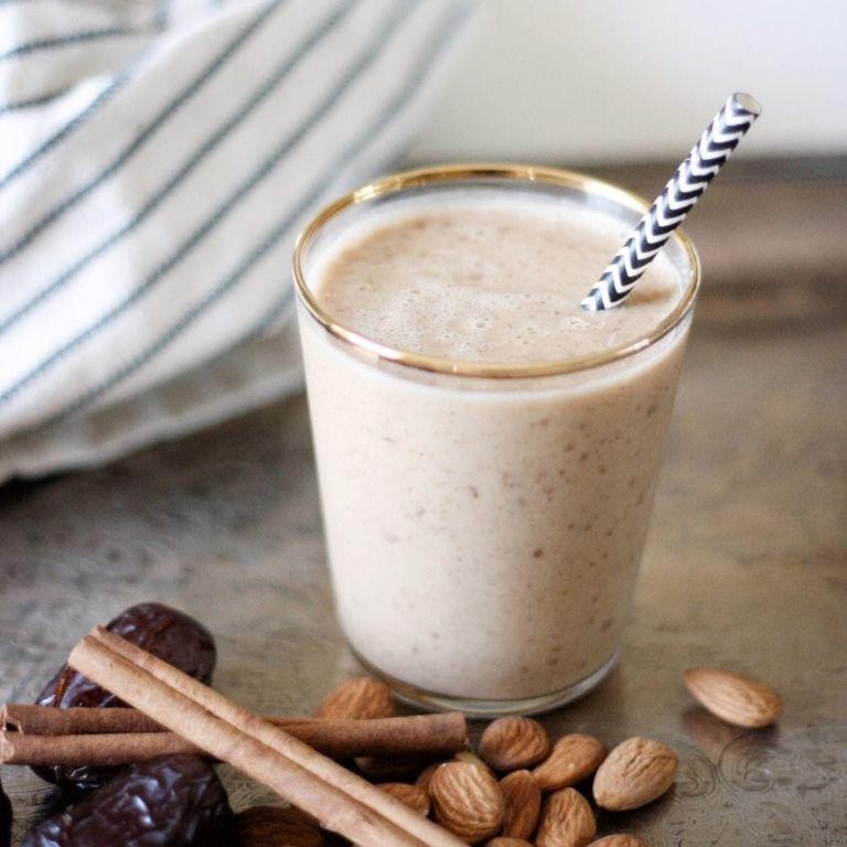 Banana Almond Milk Tea
