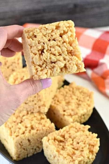 Banana Bread Rice Krispies Treats