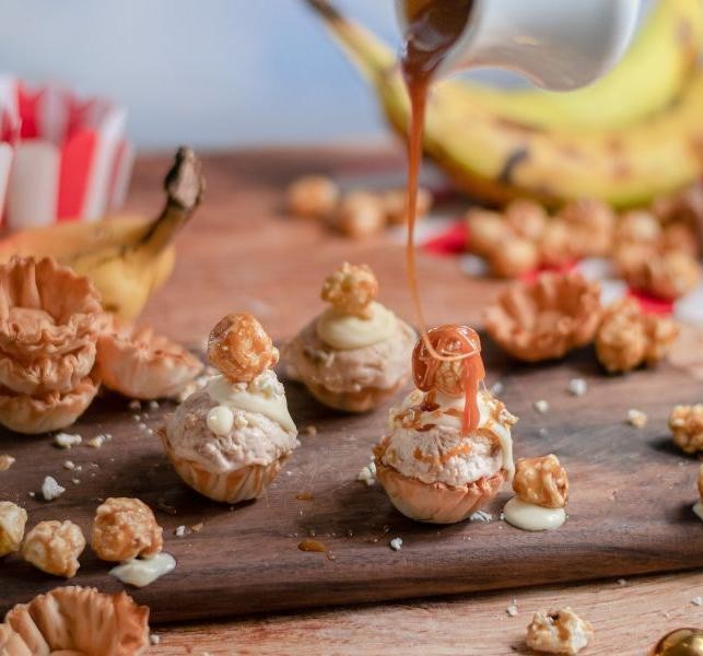 Banana Cream Phyllo Shells
