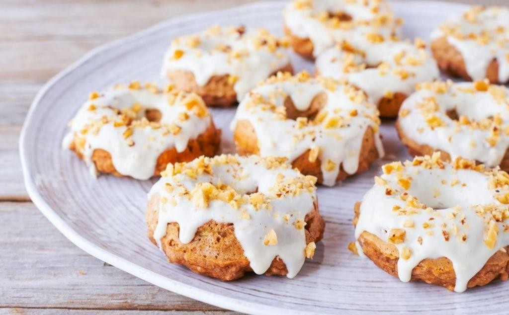 Banana Nut Baked Donuts