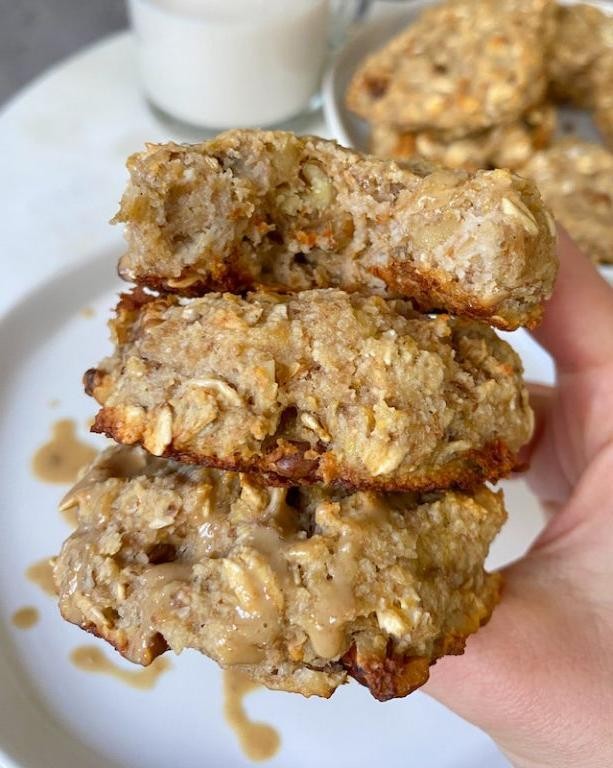 Banana Walnut Vegan Cookies