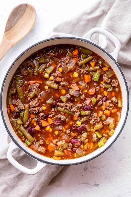 Bean Hamburger Soup