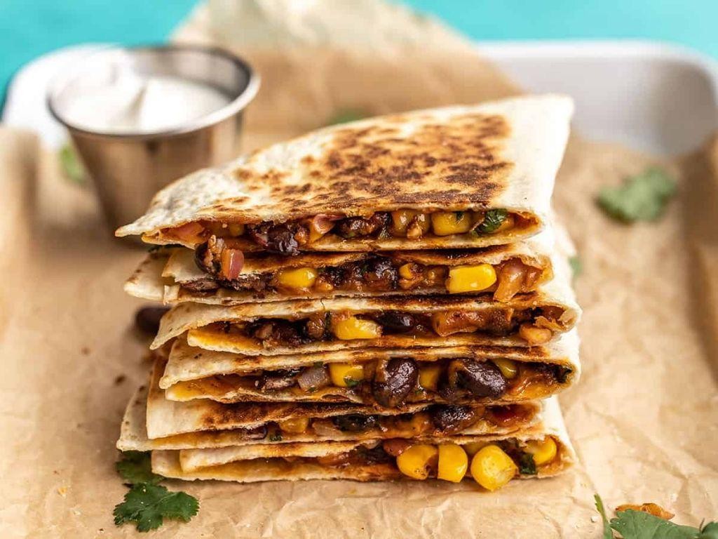 Bean and Cheese Quesadillas