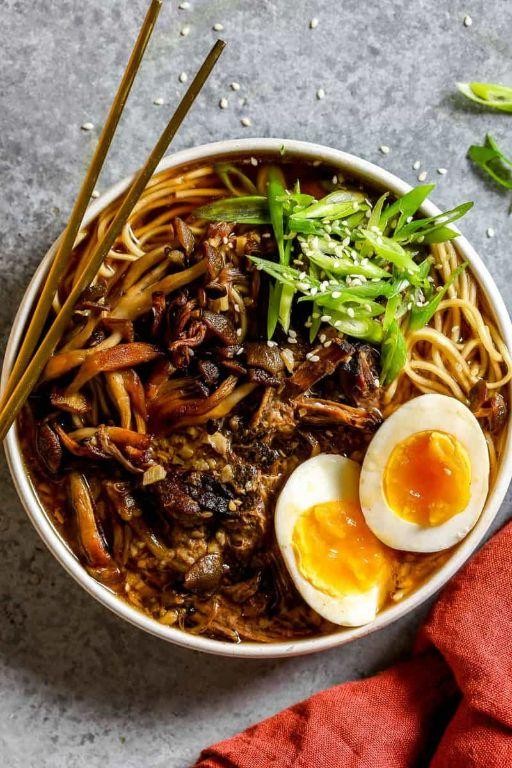 Beef Ramen with Soy Sauce Base