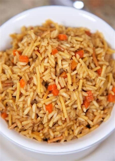 Beef Rice a Roni with Carrots and Celery