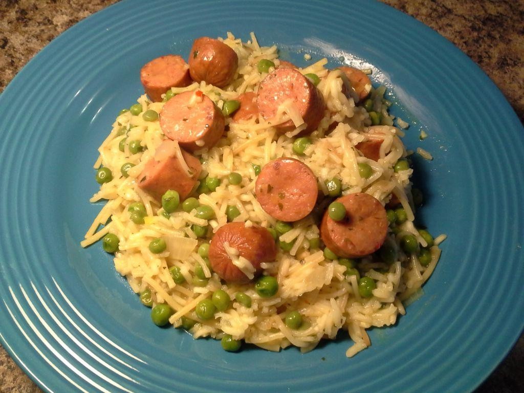 Beef Rice a Roni with Sausage