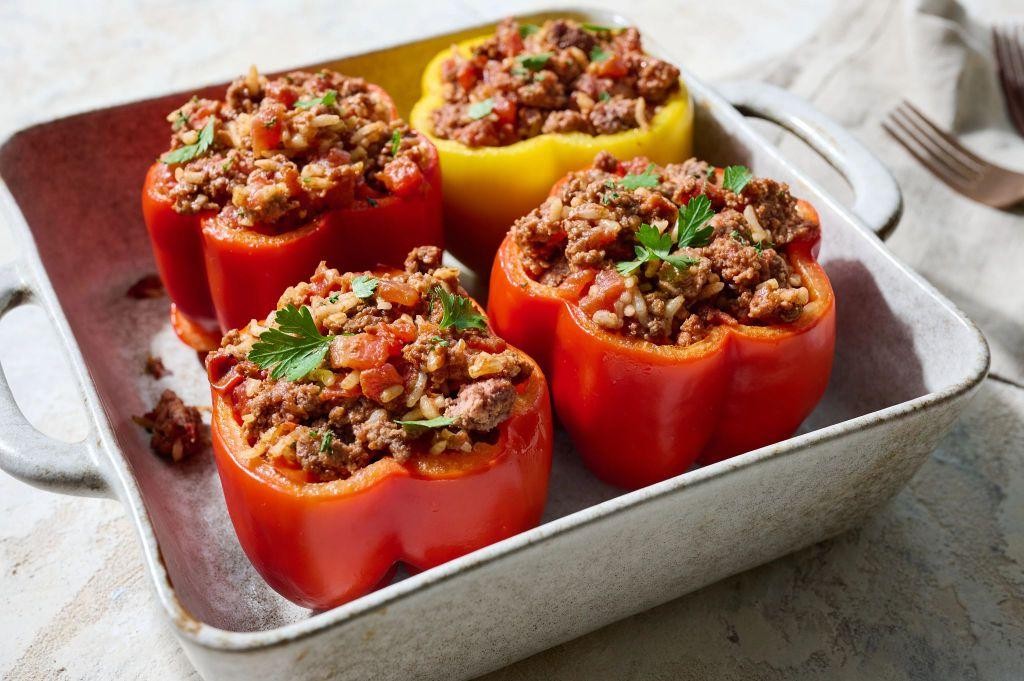 Beef Stuffed Peppers