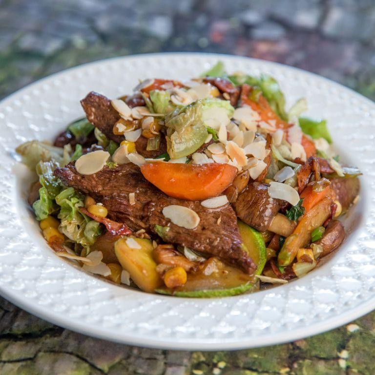 Beef and Bacon Stir Fry