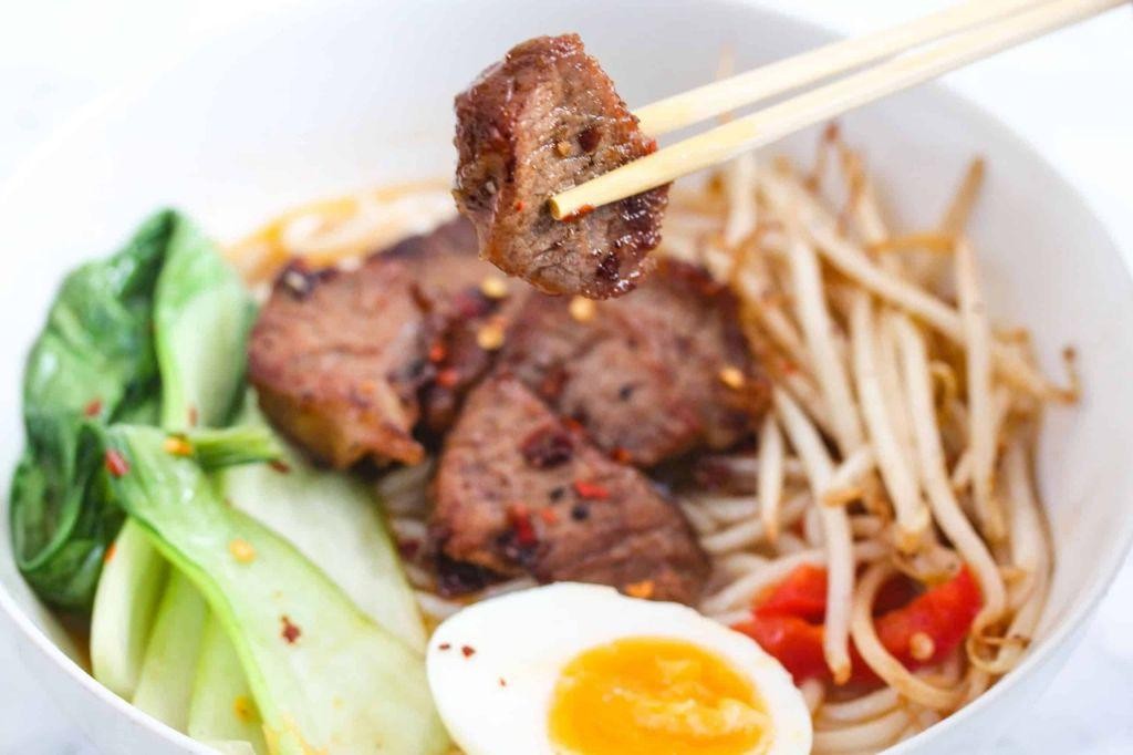 Beef and Bean Sprout Ramen