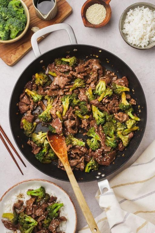 Beef and Broccoli Stir-Fry with Worcestershire Sauce