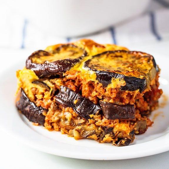 Beef and Eggplant Protein Casserole