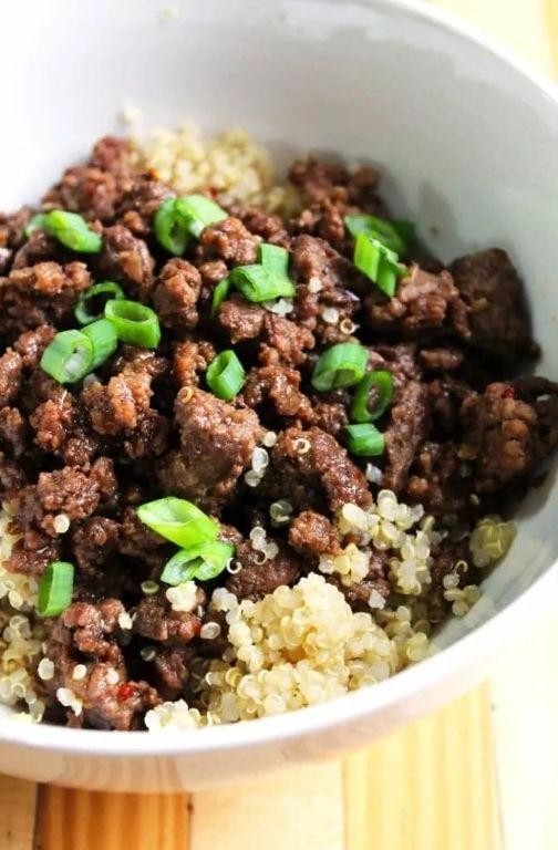 Beef and Quinoa Protein Bowl