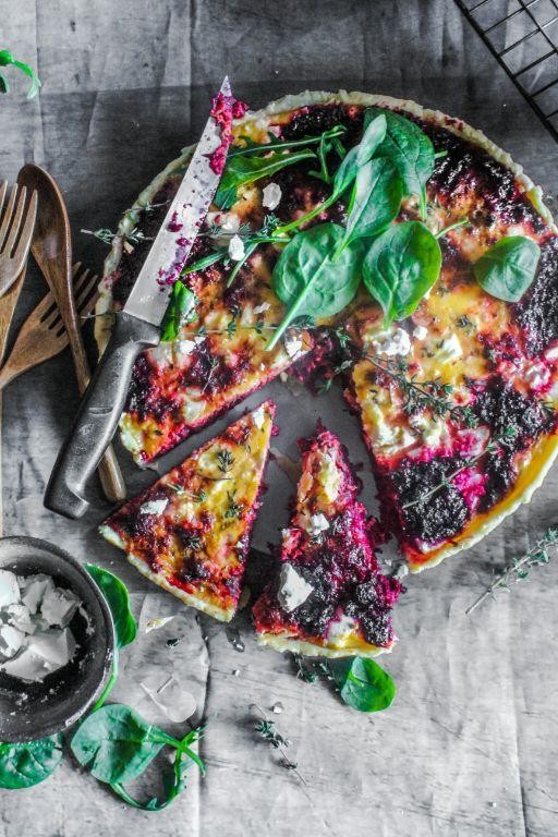 Beetroot and Feta Tart