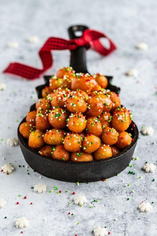 Berry Compote Struffoli