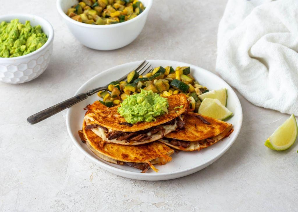 Birria Tacos with Guacamole
