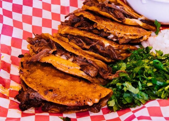 Birria Tacos with Lime Crema