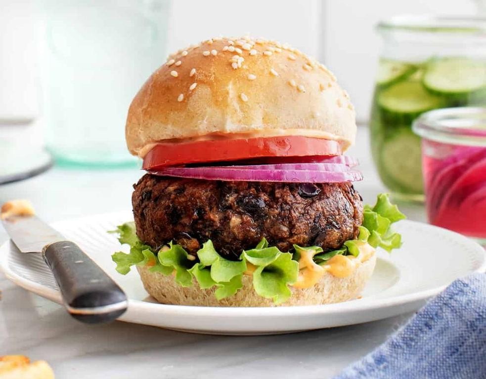Black Bean Vegan Burgers
