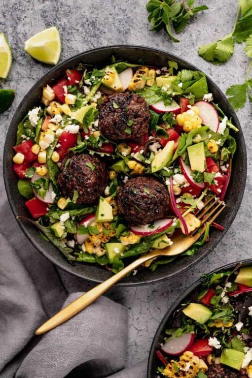 Black Bean and Sweet Corn Vegetarian Meatballs