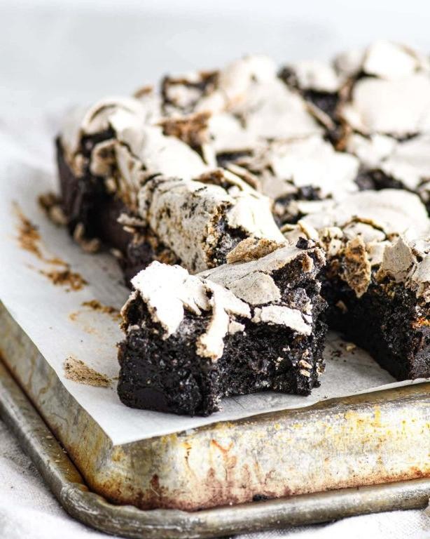 Black Cocoa Powder Brownies