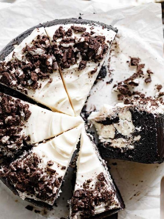Black Cocoa Powder Cheesecake
