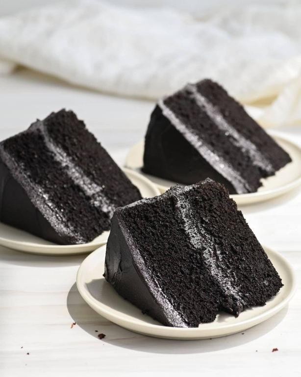 Black Cocoa Powder Chocolate Cake