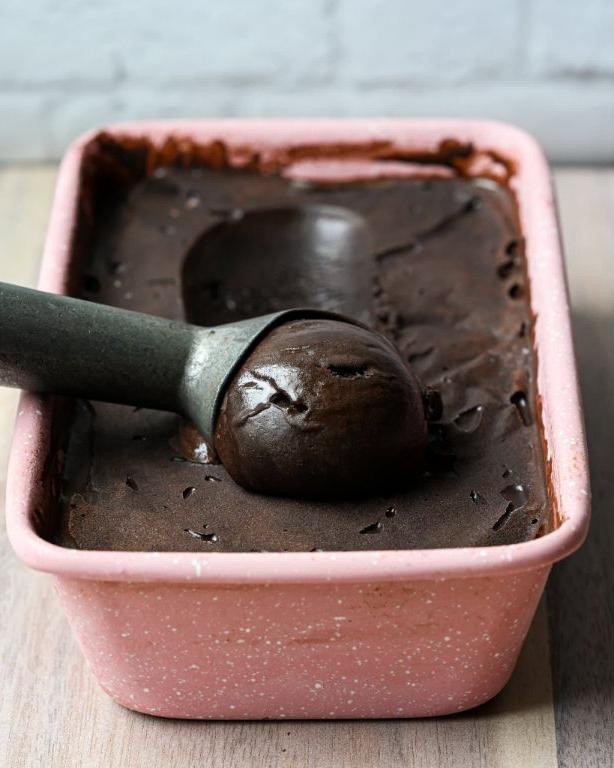 Black Cocoa Powder Ice Cream