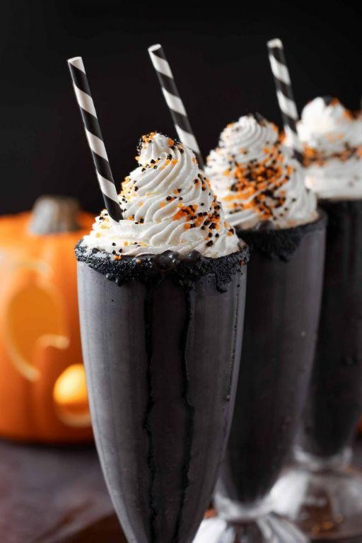 Black Cocoa Powder Milkshake