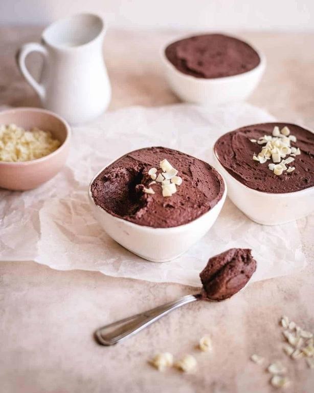 Black Cocoa Powder Mousse