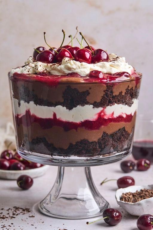 Black Forest Cookie Trifle