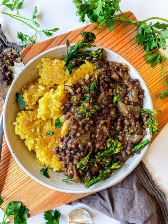 Black Lentil Vegan Stew