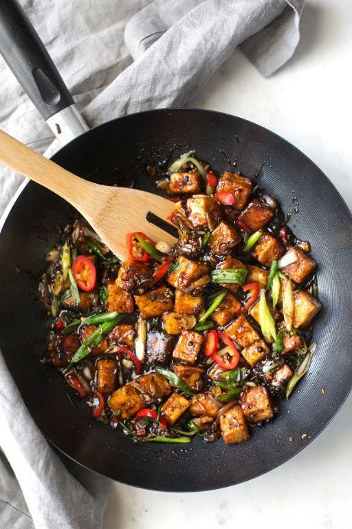 Black Pepper Tofu Vegan Stir Fry