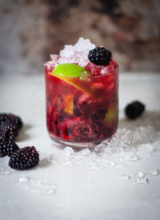 Blackberry Caipirinha