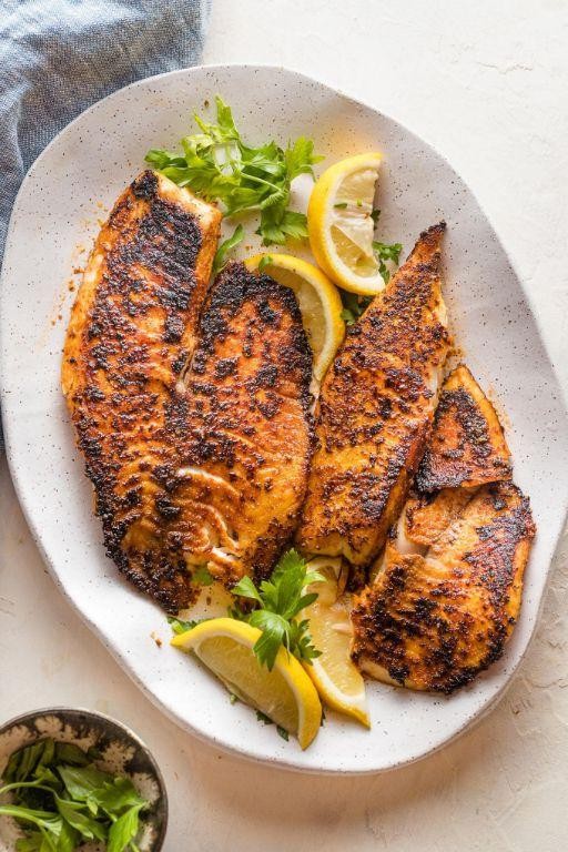 Blackened Breaded Tilapia