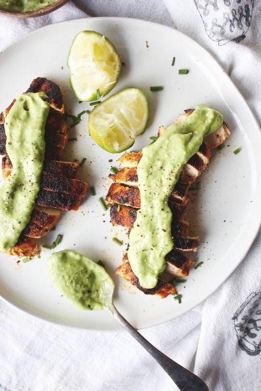 Blackened Chicken with Avocado Salsa