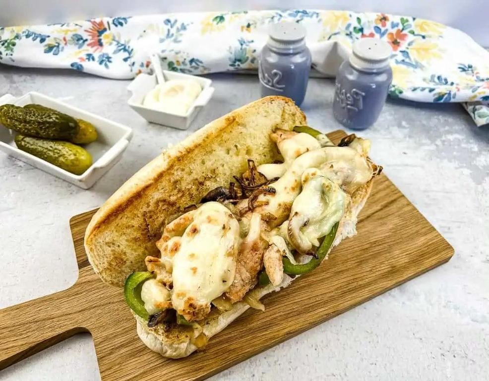 Blackstone Chicken Philly Cheesesteak Sandwiches