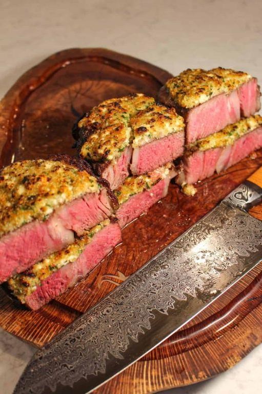 Blue Cheese Crusted Steak