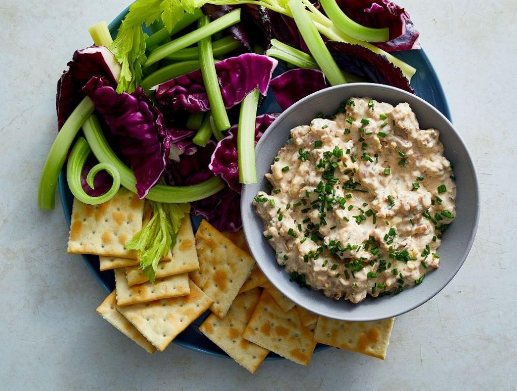 Blue Cheese and Walnut Hot Dip