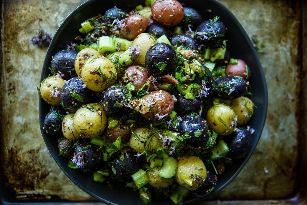 Blue Potato Salad