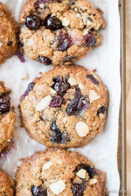 Blueberry Almond Breakfast Cookies