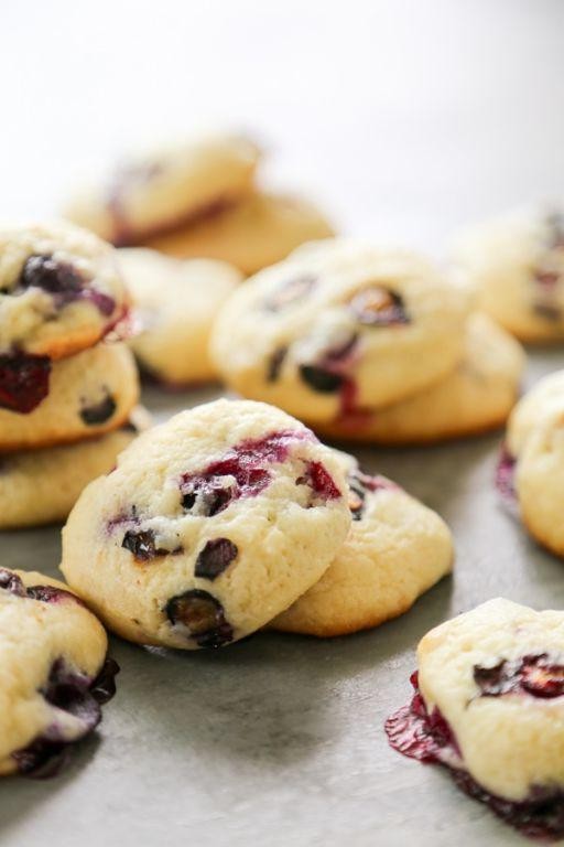 Blueberry Cream Cheese Cookies