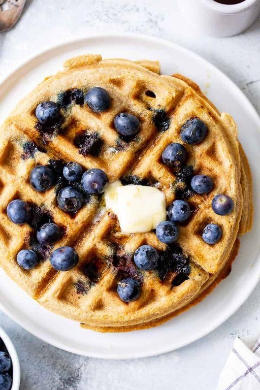 Blueberry Gluten-Free Waffles