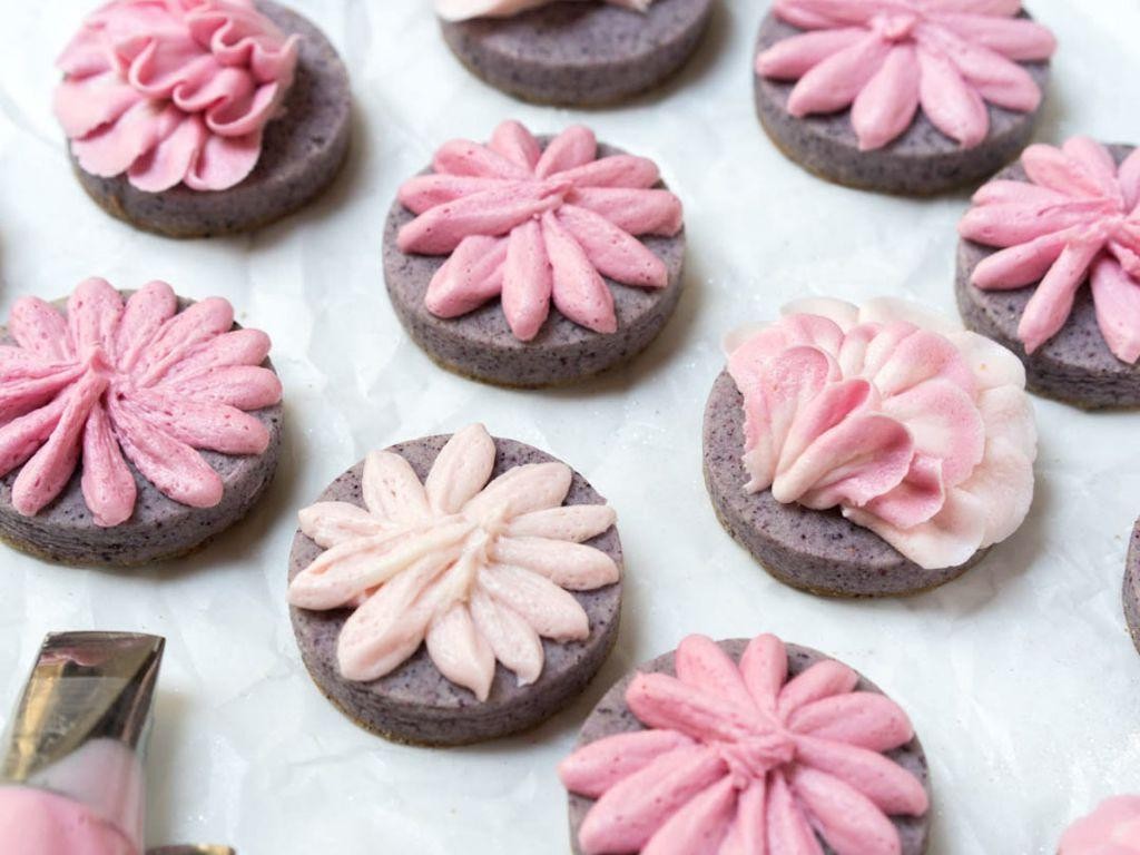 Blueberry Lemon Cut Out Sugar Cookies