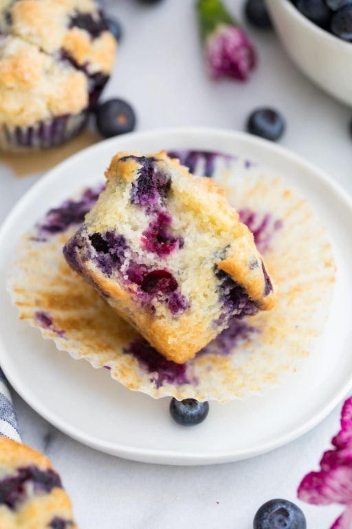 Blueberry Sugar Spun Run Muffins