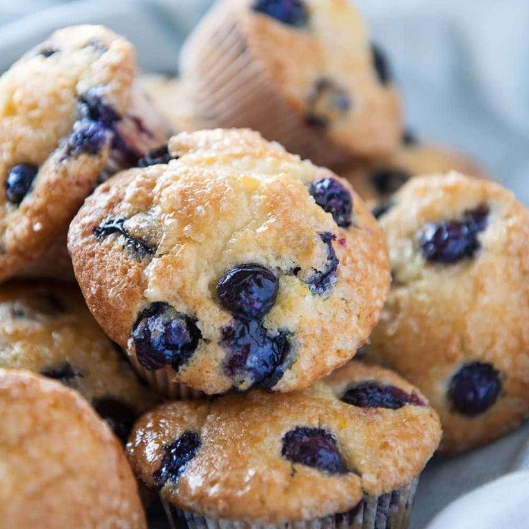Blueberry and Lemon Goop Muffins