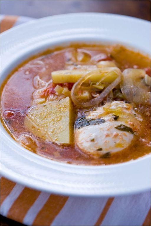 Bouillabaisse with Potatoes and Leeks